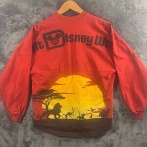 Walt Disney World The Lion King Spirit Jersey Unisex Small Red Sold Out!